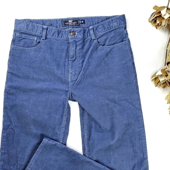 Vineyard Vines Youths Blue  Corduroy Pants Boys 18 - Picture 9 of 10